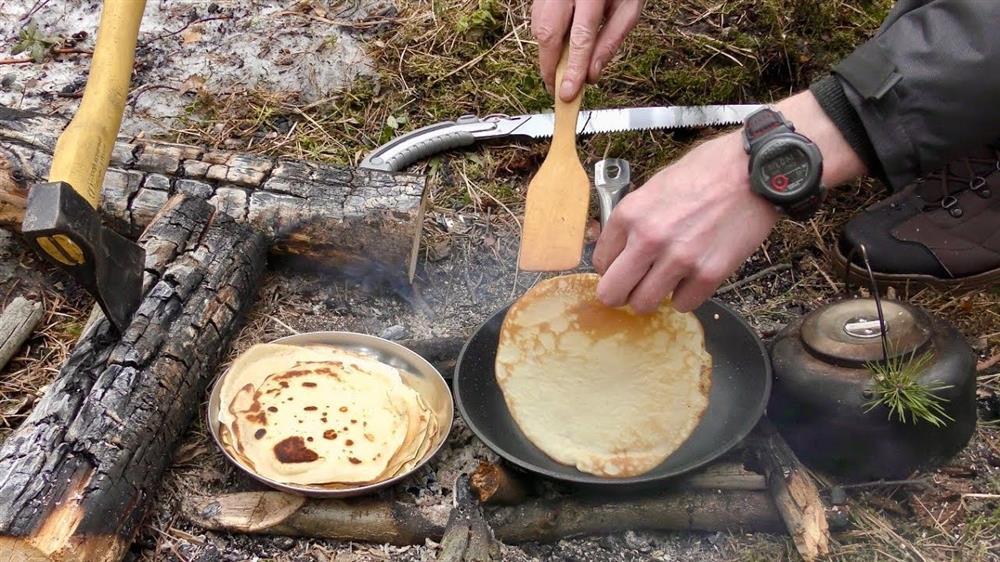 Блины на костре